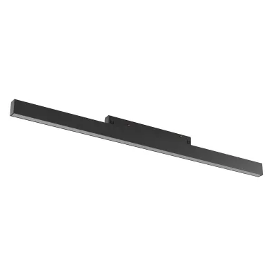 Corp de iluminat liniar cu difuzor opal XTEN încastrat/aparent, 14 W, 3000K, DALI, negru sablat